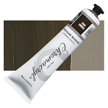 Open in modal - Chromacryl Students' Acrylic - Raw Umber, 2.5 oz tube and swatch