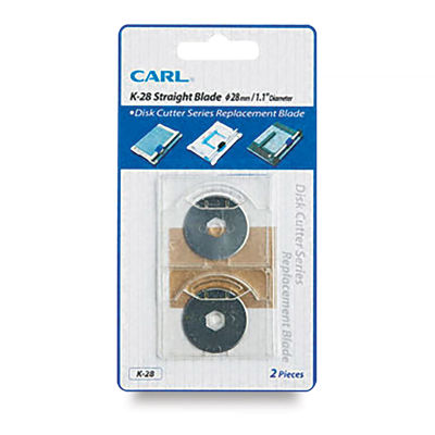 Carl Green Machine Heavy-Duty Rotary Trimmer Replacement Blades - Package of 2 Straight Blades