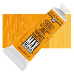 Grumbacher Max Artists' Water Miscible Oil Color - Diarylide Yellow, 37 ml tube