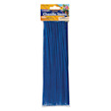 Creativity Street Craft Stems - 4 mm x 12", Pkg of 100, Dark Blue