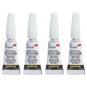 Open in modal - Scotch Super Glue - Single-Use, Pkg of 4, 0.017 oz