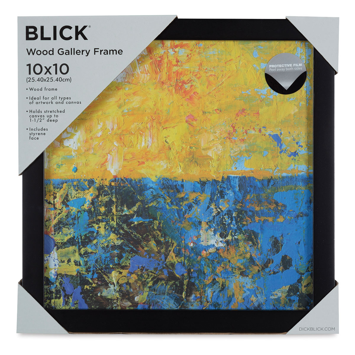 Blick Wood Gallery Frame - Black, 10 x 10