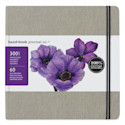 Hand Book Journal Co. 100 Cotton Watercolor Journal - 8.25" x 8.25", Cold Press, 30 Sheets, Square