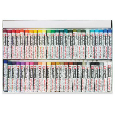 Sakura Cray-Pas Junior Artist Oil Pastels - Set of 50 Assorted Colors. Inside package