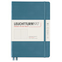 Leuchtturm1917 Dotted Hardbound Notebook - Stone Blue, 5-3/4" x 8-1/4"