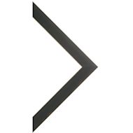 Blick Sierra Wood Frame - 11" x 14" x 1/2", Aged Black