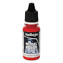 Vallejo Acrylic Model Color Paint - Scarlet, 18 ml