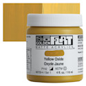 Golden SoFlat Matte Acrylic Paint - Yellow Oxide, 118 ml, Jar