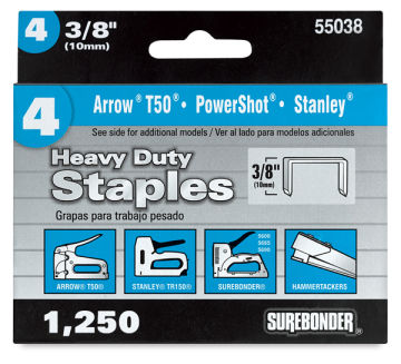 Heavy Duty No. 4 Staples - Front of package