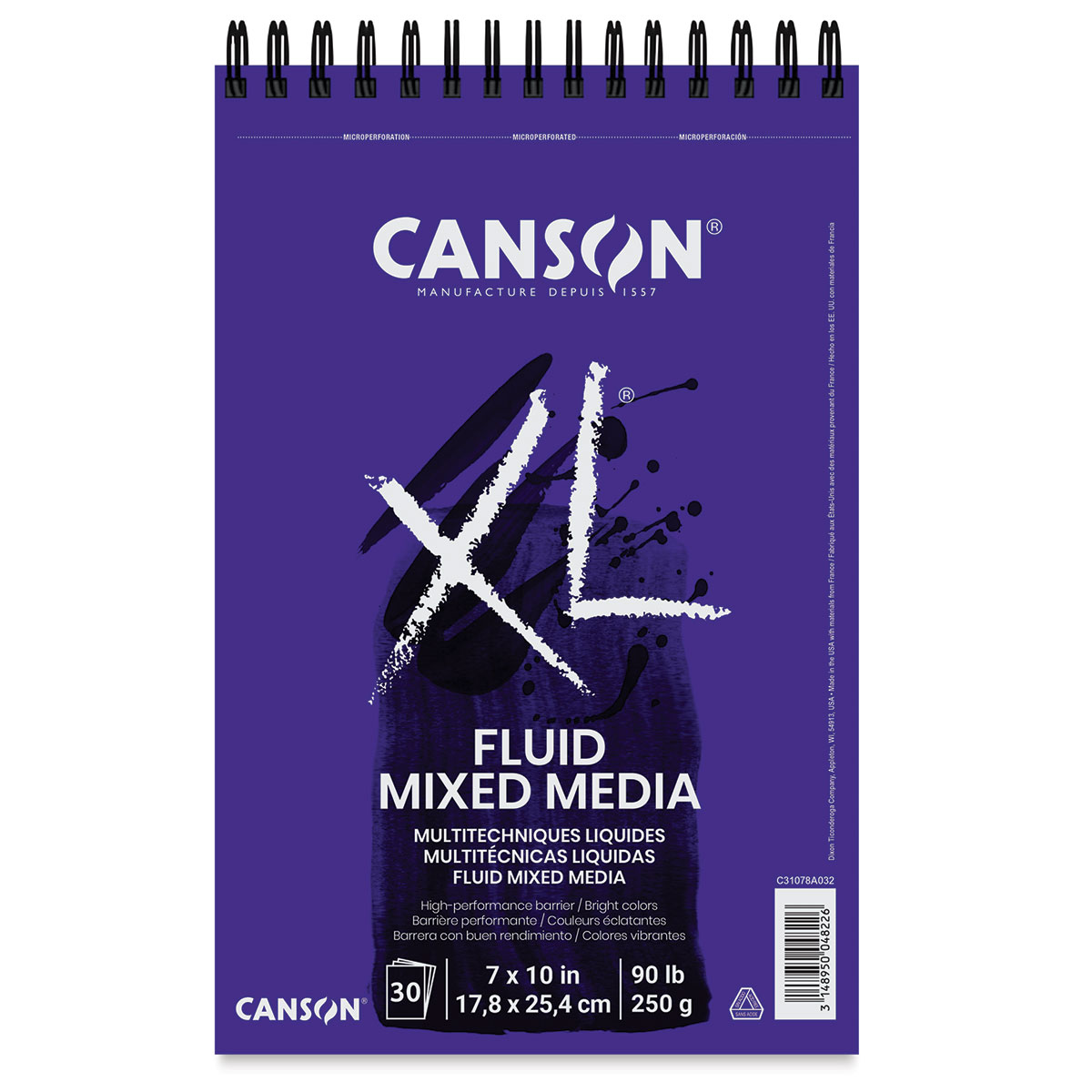 Canson Mix Media Book XL Black 5 x 8 inches