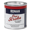 Ronan One Stroke Lettering Enamel - Green, Half Pint