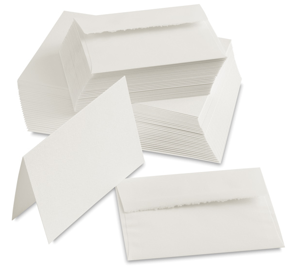 Sabary 100 Pcs Blank Watercolor Cards and Envelopes Set, 140lb Heavyweight  White Blank Cards, Watercolor Greeting Cards Bulk for Painting Invitations