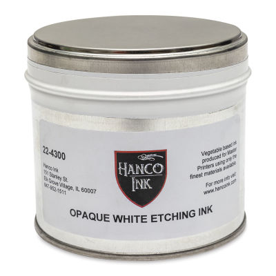 Hanco Oil Based Etching Ink - 1-1/2 lb, Opaque White