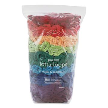 Open in modal - Friendly Loom Pro Size Cotton Loops - Rainbow, Lotta Loops