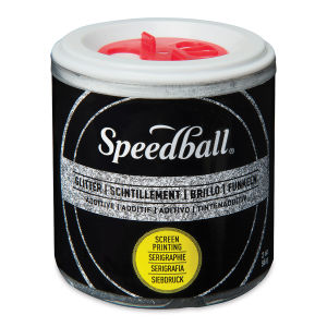 Speedball Screen Printing Glitter Additive - Silver, 2 oz, Jar