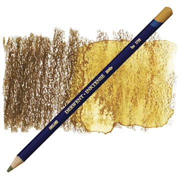 Open in modal - Derwent Inktense Pencil - Tan pencil and swatch