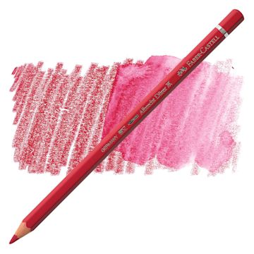 Open in modal - Faber-Castell Albrecht Durer Watercolor Pencil - Alizarin Crimson pencil and swatch