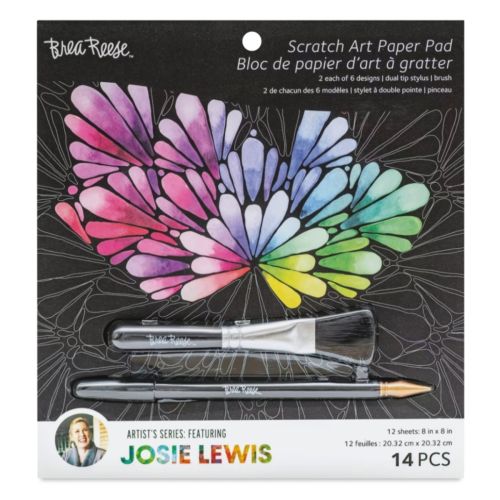 Brea Reese Scratch Art Kit - Josie Lewis Geo