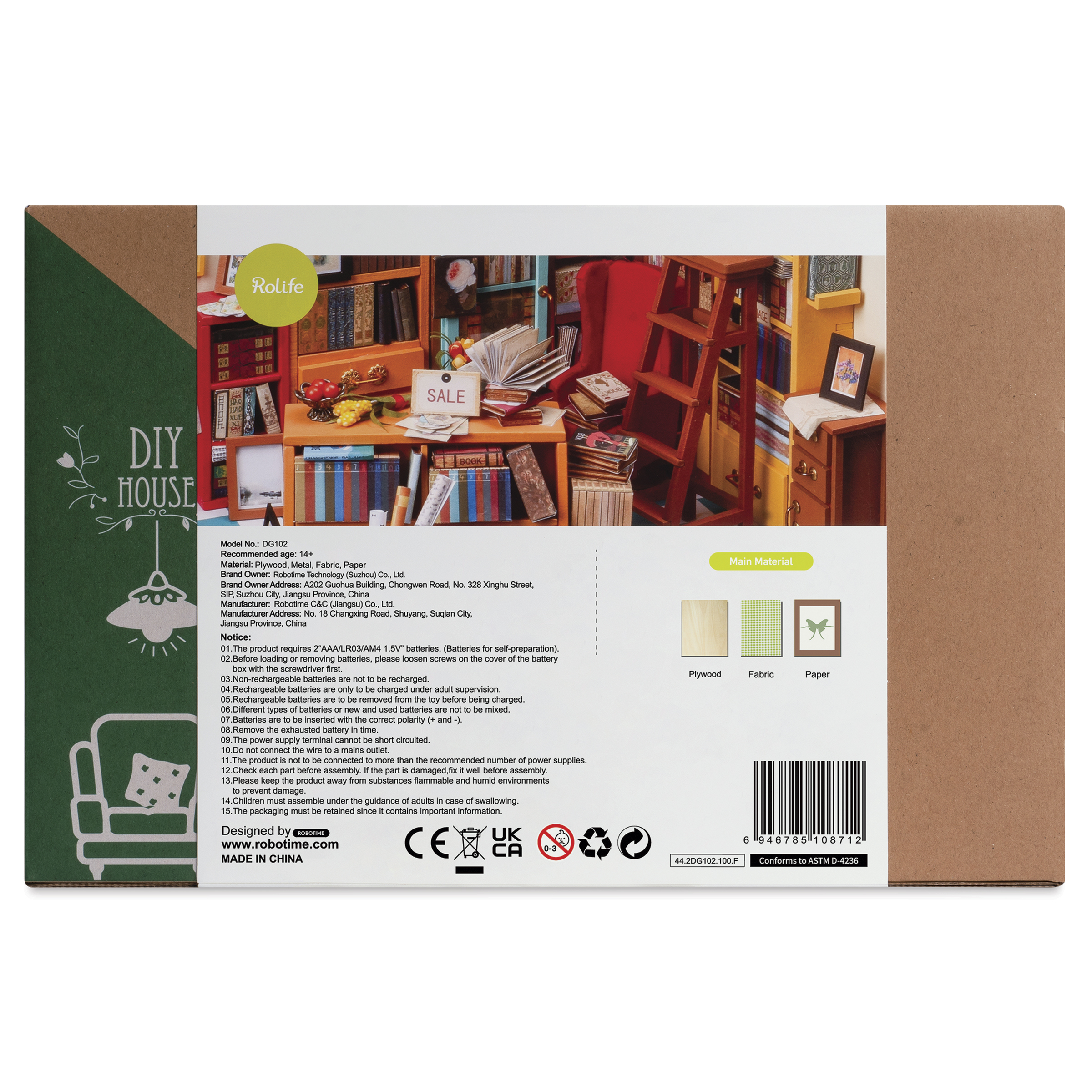 Rolife DIY Miniature House Kit | BLICK Art Materials
