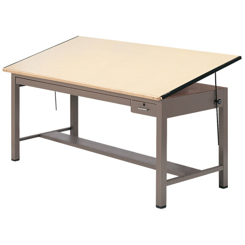 Mayline Ranger X Large Steel Four-Post Drawing Table - 84