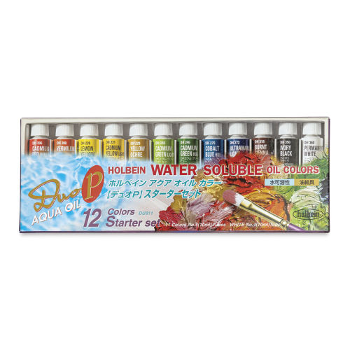 Holbein Duo Aqua Water Soluble Oils - Naphthol Red, 40 ml tube
