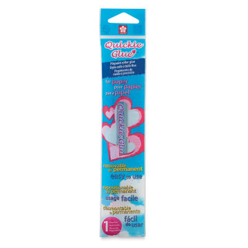 Sakura Quickie Glue Pen - Front of blister package of single Glue Pen