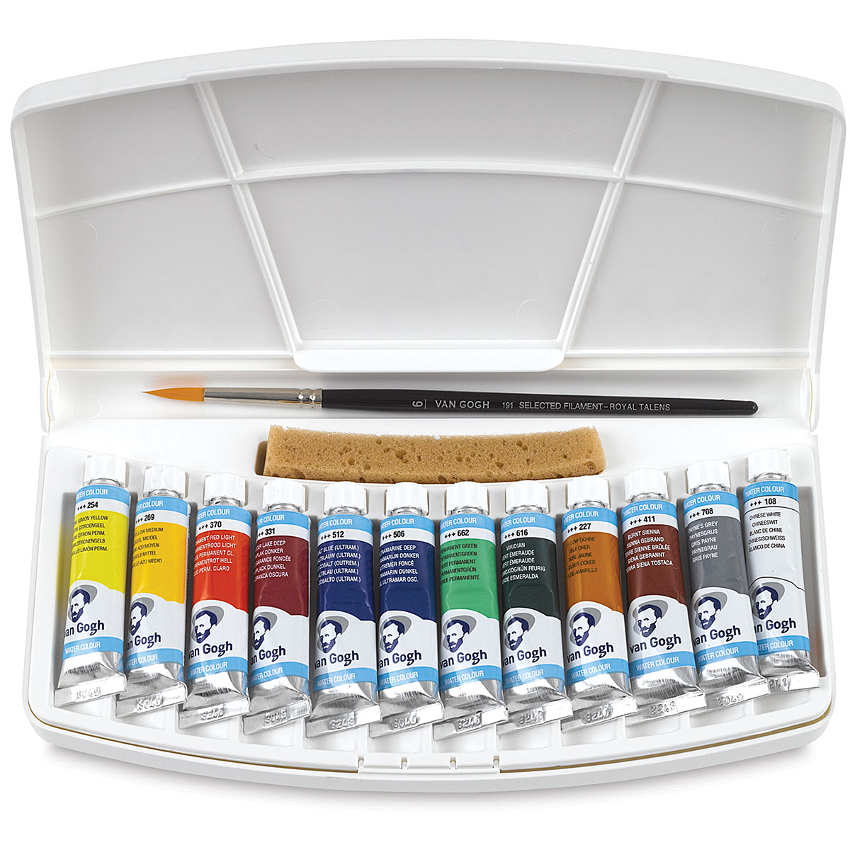 Van Gogh Solid Watercolor Set 12 Color Watercolor Painting Set Acuarelas  Art Supplies,Professional Oil Paint Pigment Set