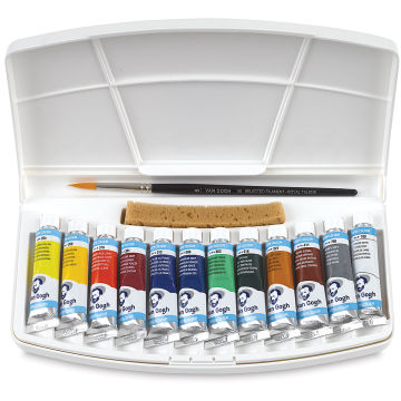 Van Gogh Watercolors Set - Assorted colors, Set of 12, 10 ml tubes