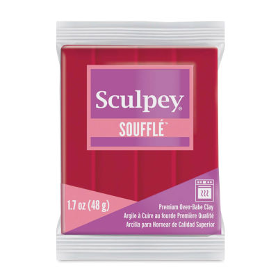 Sculpey Souffle - 1.7 oz bar, Cherry Pie