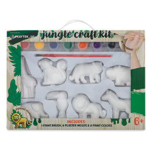 Playtek Figurine Paint Kit - Jungle (Front of packaging)