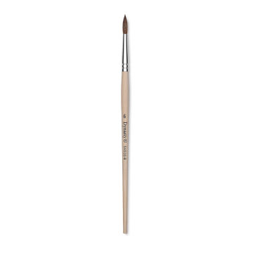 Faux Camel Watercolor Brushes - Single Round brush upright