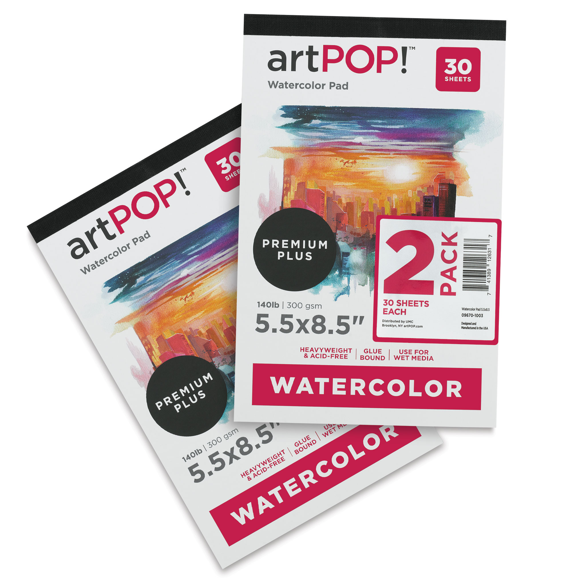 artPOP! Watercolor Half Pan Sets