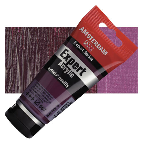 Amsterdam Expert Acrylic Paint Tubes 75 mL Permanent Red Violet