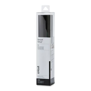 Open in modal - Cricut Removable Smart Vinyl - Black, 13" x 12 ft, Roll (In packaging)
