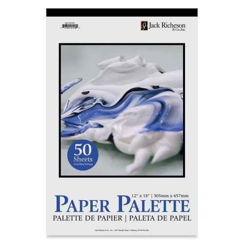 Jack Richeson 12-Inch-by-18-Inch Palette Paper Pad 50-Sheet