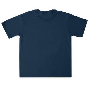 First Quality 50/50 T-Shirts, Youth Sizes - Navy Medium (10-12)