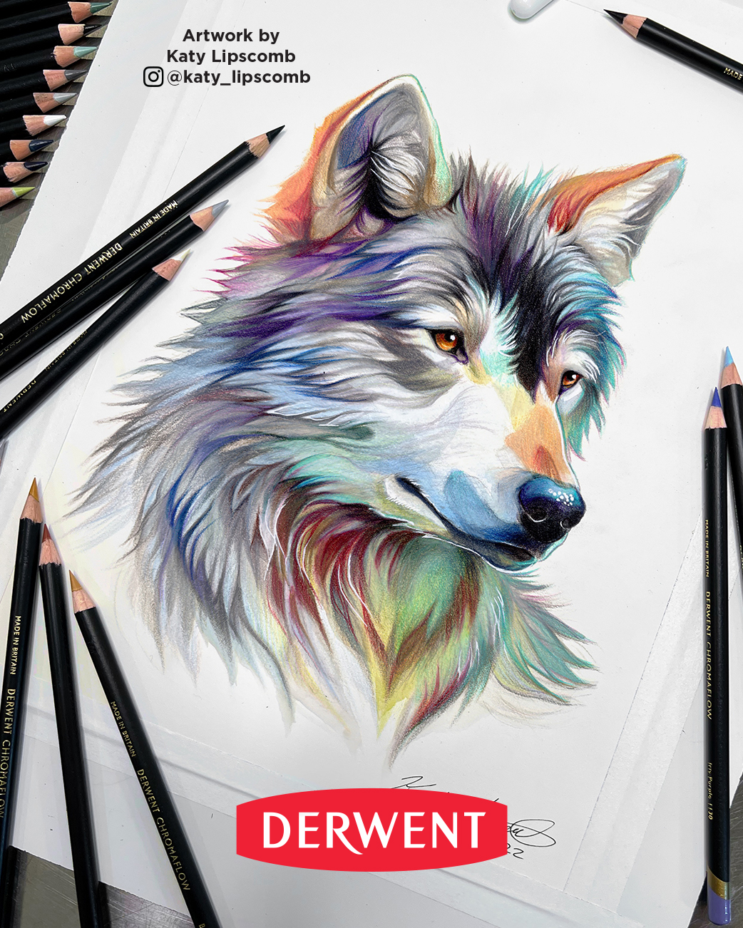 Medium Size Of Wolf Drawings Easy Cute Cool Drawing - Cute Drawing Easy Wolf,  HD Png Download - kindpng