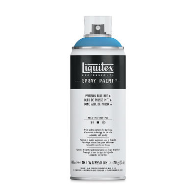 Liquitex Professional Spray Paint - Prussian Blue Hue 6, 400 ml can