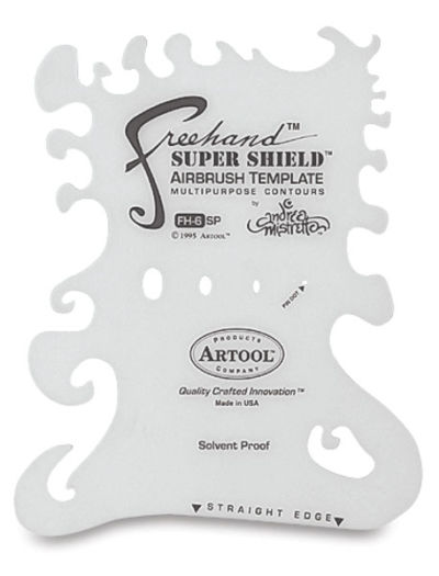 Artool Freehand Essential Seven Airbrush Template Fh 6 Super Shield Blick Art Materials