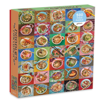 Galison Noodles for Lunch 500 Piece Puzzle, In Box