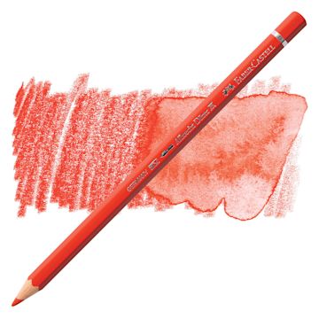 Open in modal - Faber-Castell Albrecht Durer Watercolor Pencil - Light Cadmium Red pencil and swatch