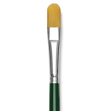 Open in modal - Da Vinci Nova Brush - Filbert, Long Handle, Size 12 close up