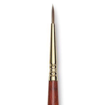 Open in modal - Blick Master Short Handle Synthetic Brush - Round, Size 1, close-up