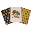 Van Gogh Skulls & Flowers Notebook Collection - 6" x 8-1/2", 64 Pages, Pkg of 3