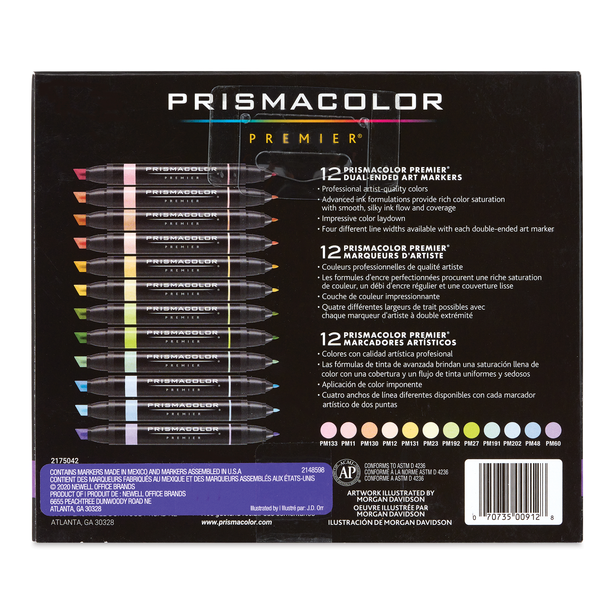 Premier Art Marker 12-Color Cool Grey Set