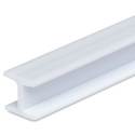 Plastruct Styrene Structural H Column - Pkg of 4, 3/8