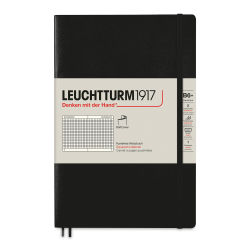 Leuchtturm1917 Squared Softcover Notebook - Black, 5" x 7-1/2"