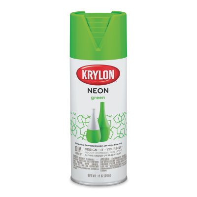 Krylon Neon Spray Paint - Neon Green, 12 oz