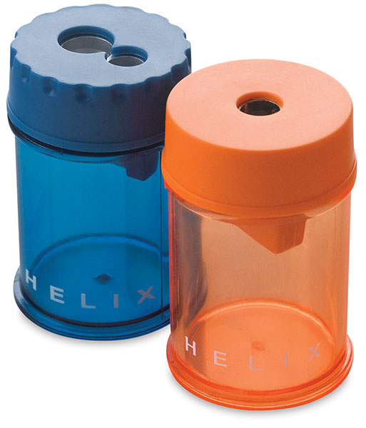 Pencil Sharpeners Small Manual Double Hole Pencil With Lid - Temu