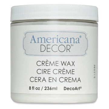 DecoArt Americana Decor Creme Wax - Clear , 8 oz jar